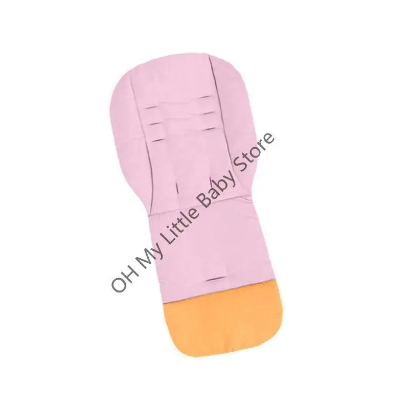 Cojín asiento reversible para cochecitos M76C, uso en las estaciones, orificio para cinturón seguridad poliéster - imagen 2