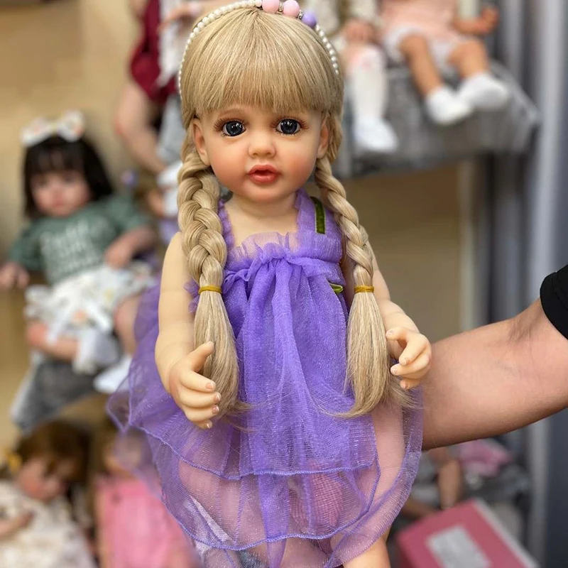 Muñeca realista de silicona suave – Princesa vinilo para regalo