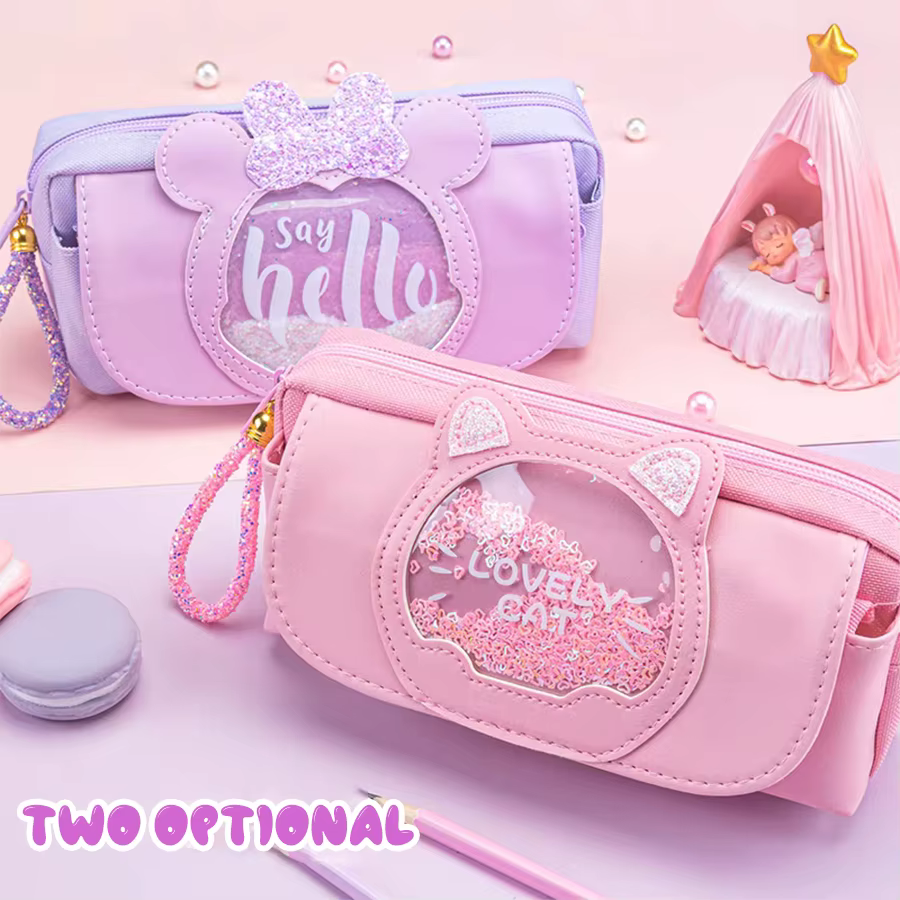 Estuche infantil Quicksand kawaii multicolor para lápices - imagen 5