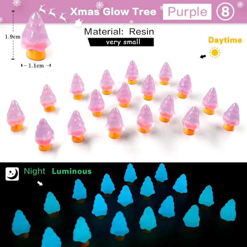 Xmas Glow Tre-Purple