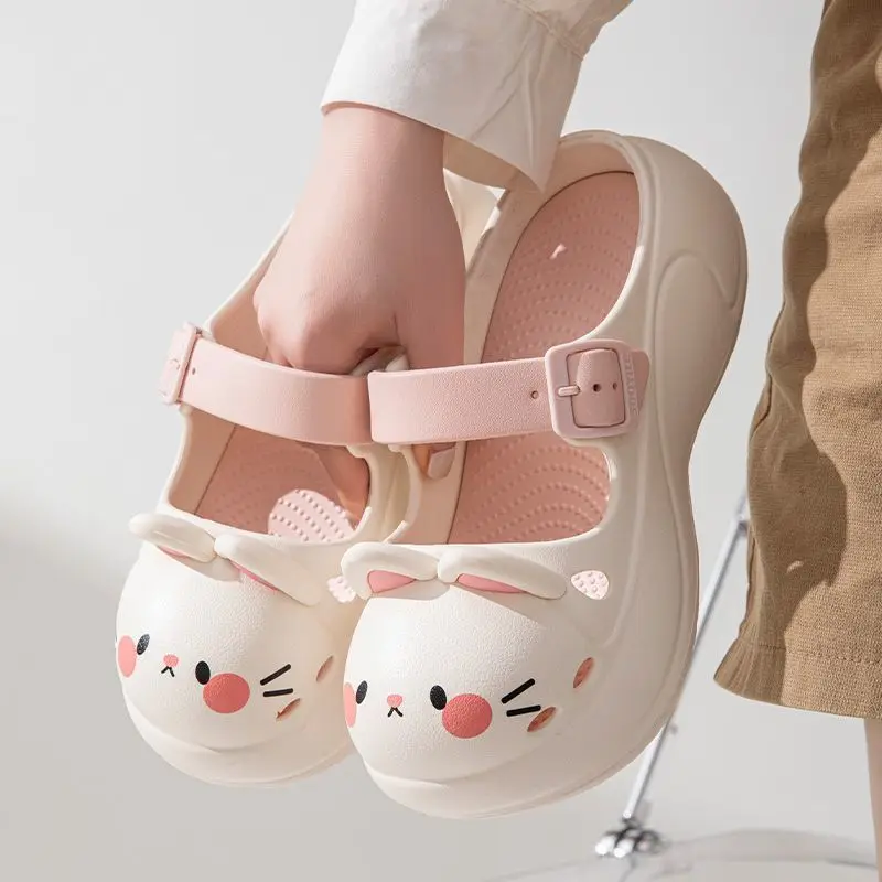 Sandalias playeras antideslizantes para niña – Estampado infantil