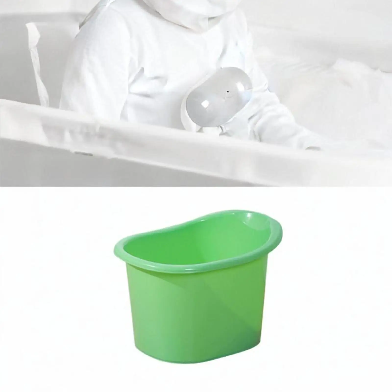 Baby Shower Bucket Sit and Soak Bathing Seat Infant Bathtub for Kids