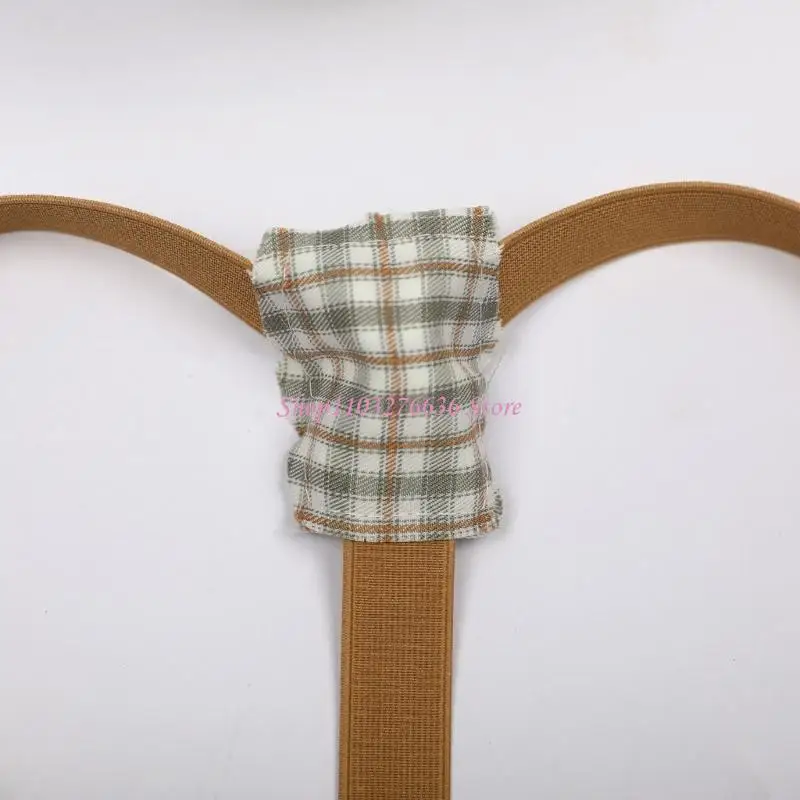 R6FD Disfraz del recién nacido para fotografía Vintage Phat Histio Pantalones Almohada Género Neutral Photo Clothing Ducha - imagen 4