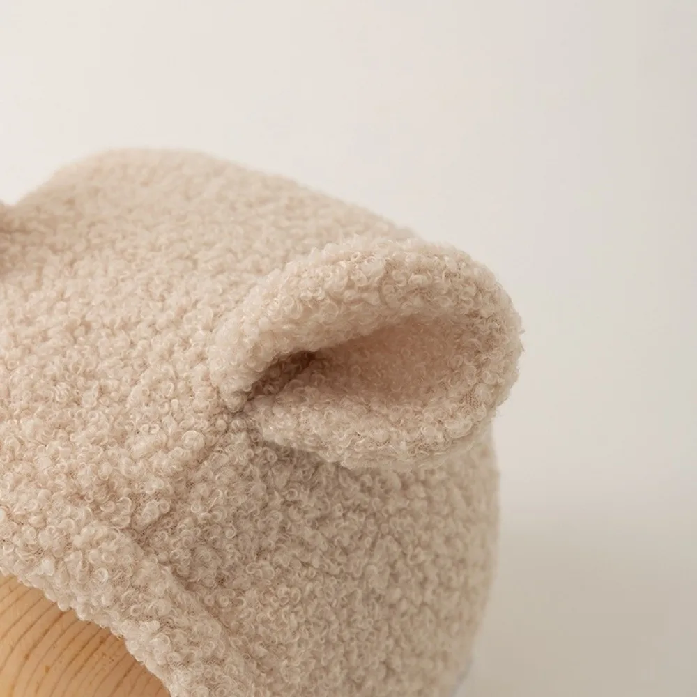 Gorro de invierno con orejas de dibujos animados, gorro de lana de cordero a prueba de viento, gorro con protección para los oídos, gorro cálido con orejeras para invierno - imagen 2