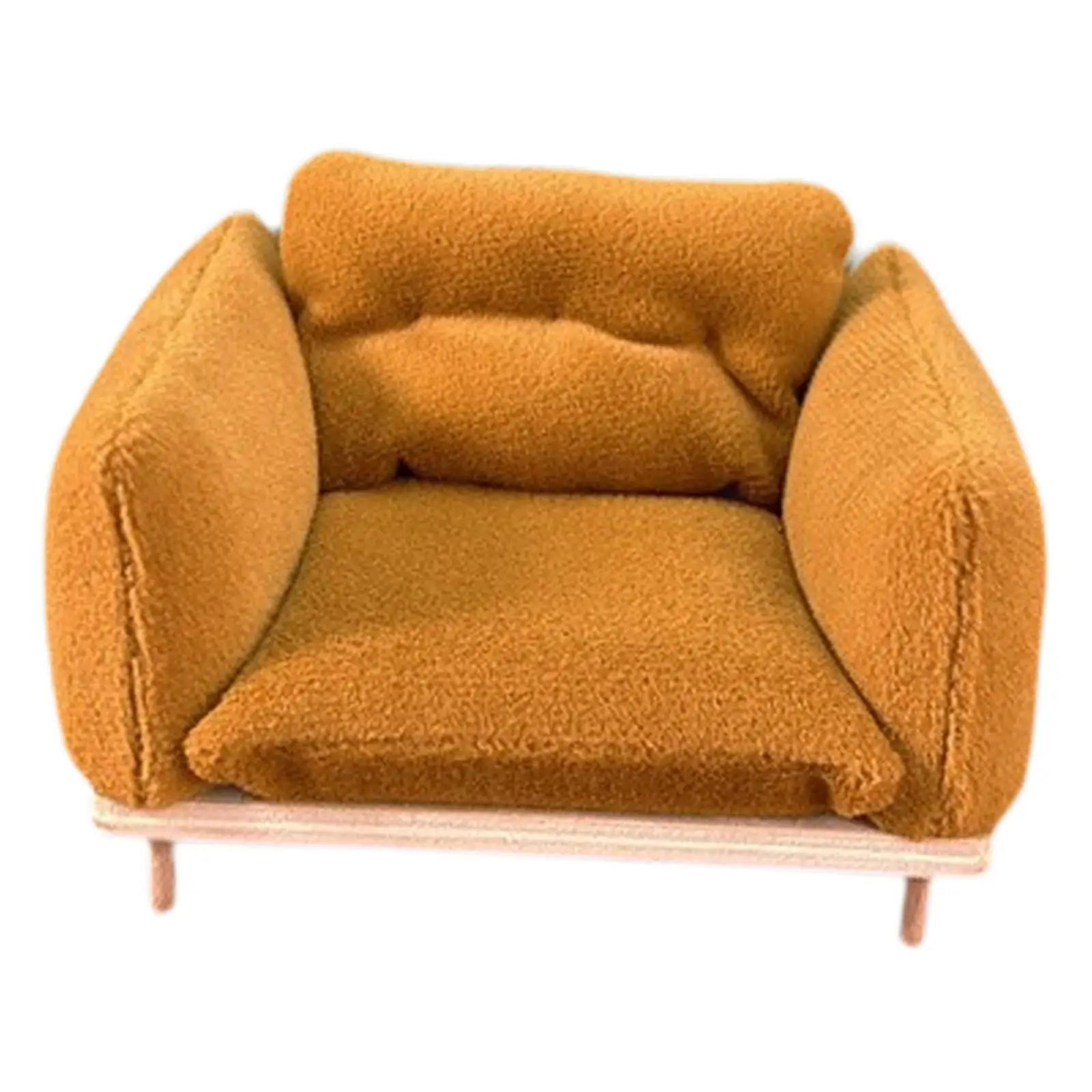 Dollhouse Armchair 1: 12 Dollhouse Decoration Scene Decoration Elegant Decorative Realistic Modern Tiny Model Mini Sofa Model Dollhouse Armchair 1: 12 Dollhouse Decoration Scene Decoration Elegant Decorative Realistic Modern Tiny Model Mini Sofa Model