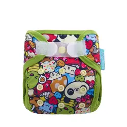 HappyFlute Pañal de tela para recién nacido – Impermeable y ajustable