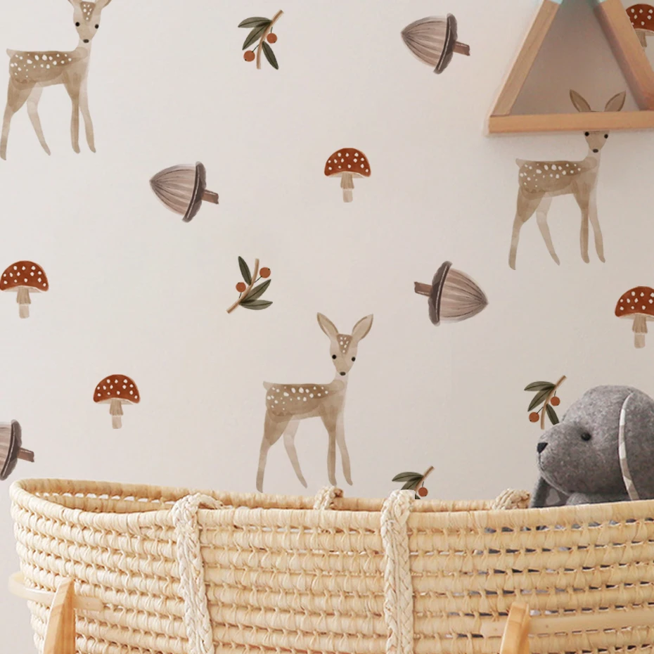 Pegatinas de pared ciervo bohemio para habitación infantil - imagen 5