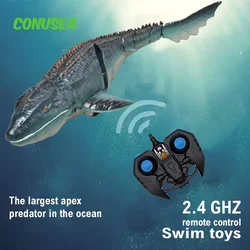 Barco teledirigido Mosasaurus RC alta velocidad para exterior