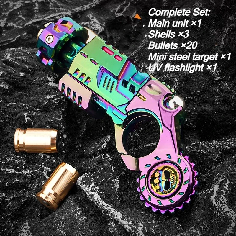 Pistola de juguete metálica con eyección de casquillos anti estrés - imagen 3