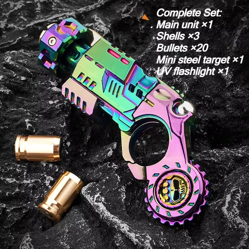 Pistola de juguete metálica con eyección de casquillos anti estrés - imagen 3