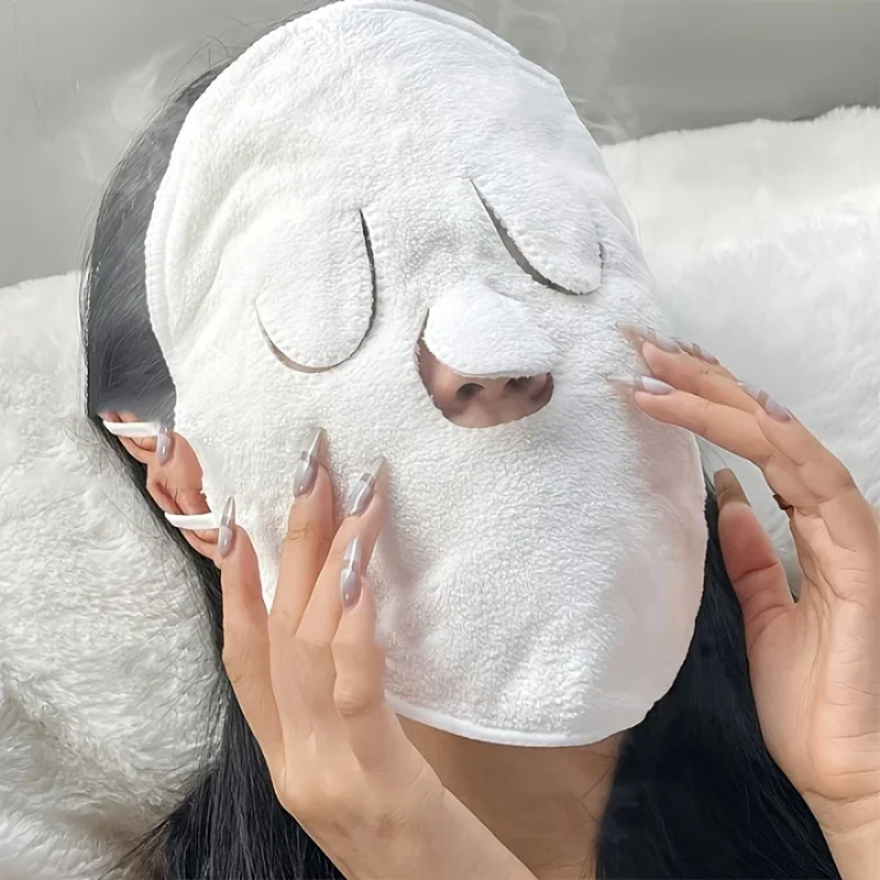 Toalla facial térmica reutilizable para calor y frío