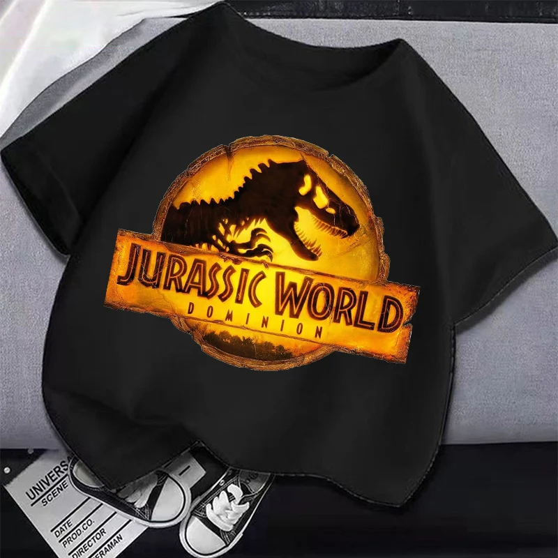 Jurassic World Rebirth Camiseta de algodón manga corta para niños - imagen 2