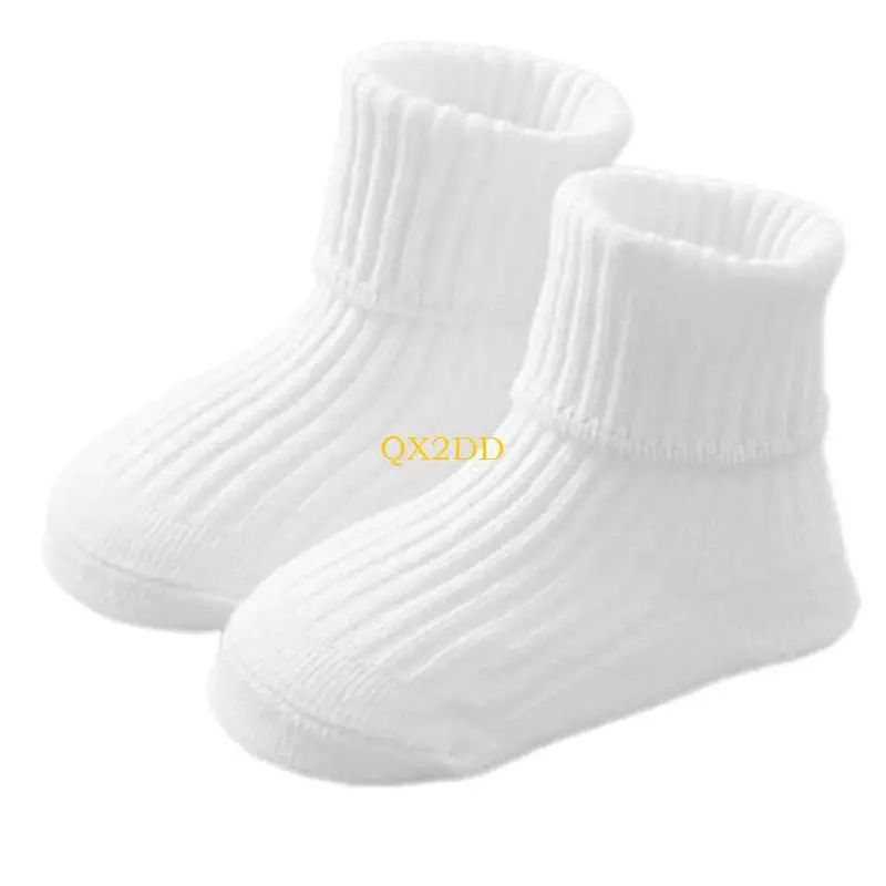 QX2D cómodo calcetines elásticos diseño para niños pequeños calcetines diseño diseño para hogar diario - imagen 3