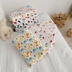 Almohadilla de látex de algodón suave para bebé, funda de almohada con memoria de goma de dibujos animados para bebé, funda de almohada de dinosaurio, funda de almohada de algodón puro de dibujos animados