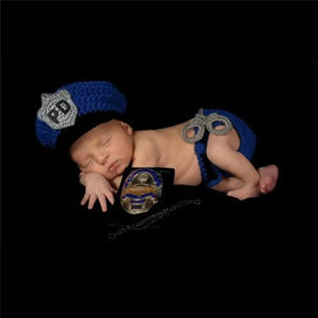 Ropa de fotografía para bebés, traje de seguridad PD para recién nacidos, accesorios de fotografía tejidos hechos a mano para niños, recuerdos para bebés - imagen 3