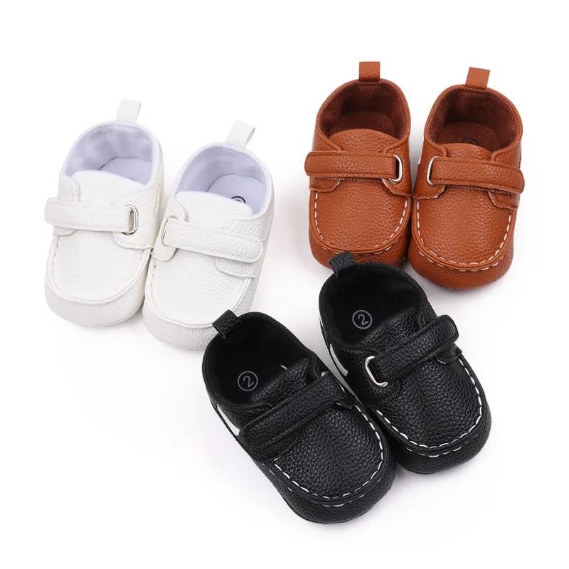 Zapatos de bebé con suela blanda para primeros caminantes - Cuero PU - imagen 4