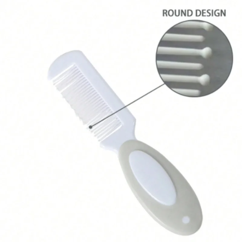 Kit cuidado bebé inhalador nasal cortauñas cepillo lima peine tijeras - imagen 3
