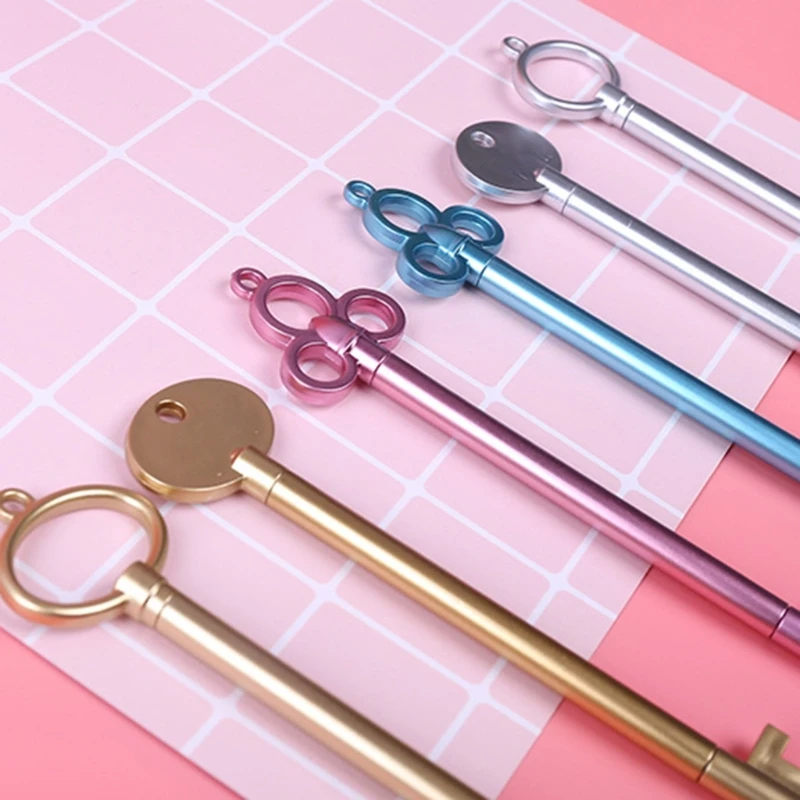 Bolígrafos de gel originales para niños – Recargables con forma llave - imagen 3
