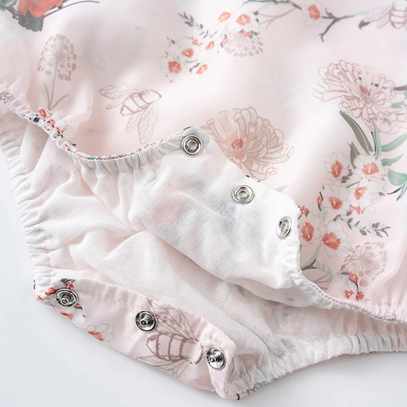 Body bebé niña floral sin mangas - imagen 2