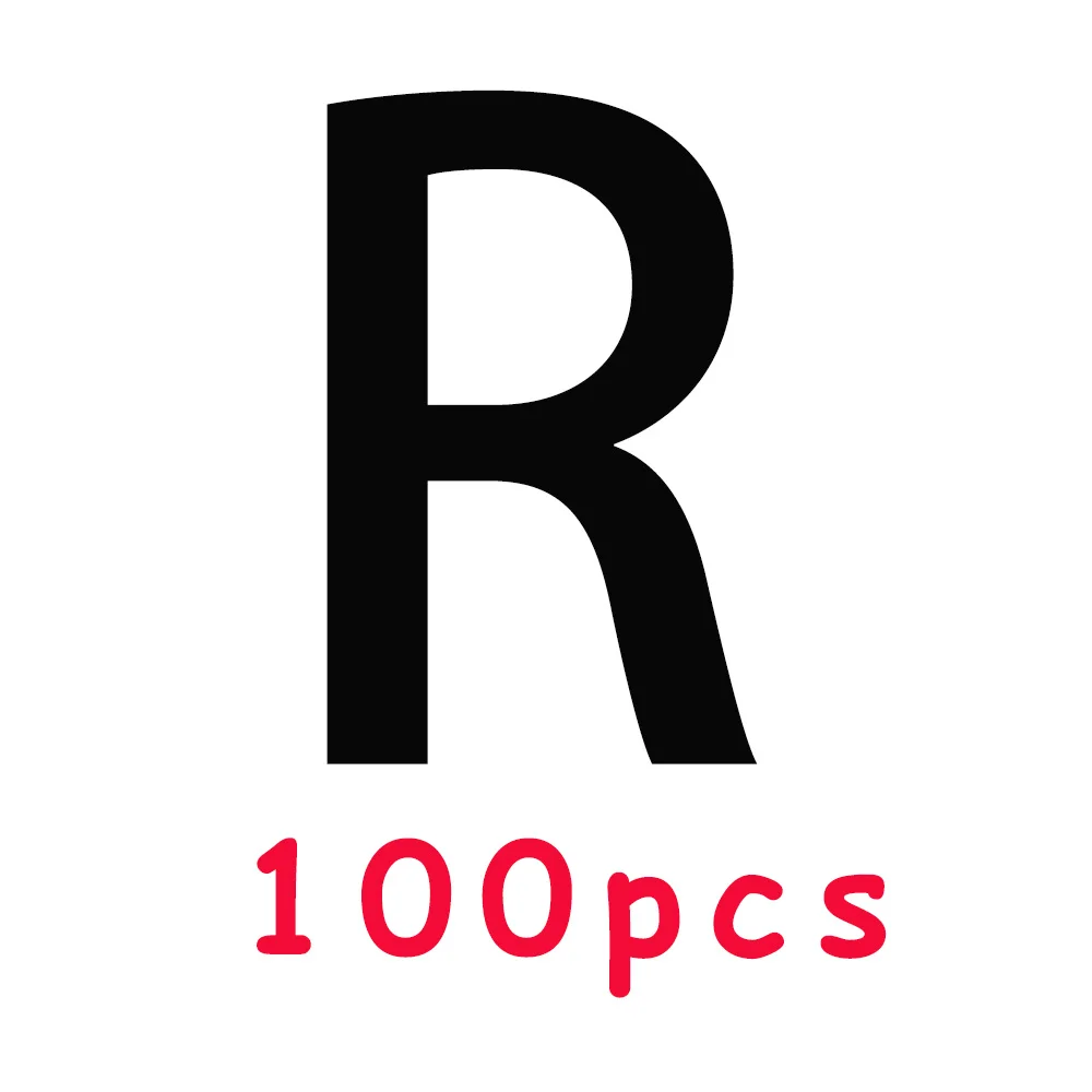 100pcs R