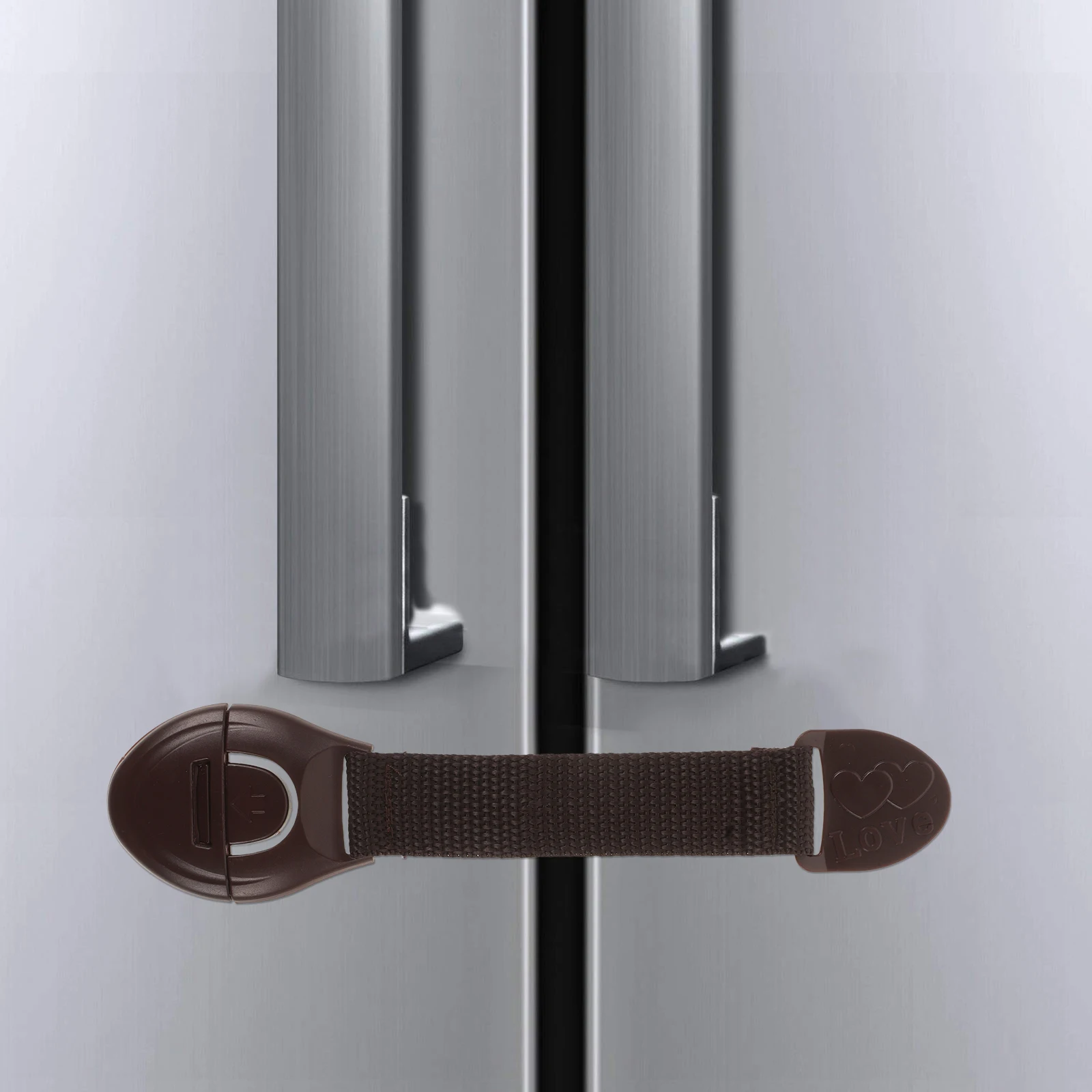 Cerraduras de seguridad de tela para el hogar, protección infantil en ventanas, puertas, armarios, cajones, refrigeradores, arandelas, gabinete para niños pequeños, 12 Uds. - imagen 4