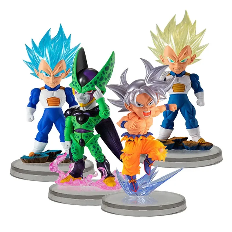 Figura de acción de Dragon Ball genuina serie Gacha UG10 Son Goku Vegetaiv ornamento modelo juguetes regalo para seguidores