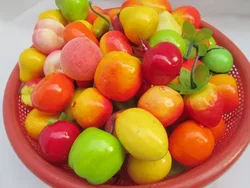 Frutas y verduras de juguete para cocina infantil