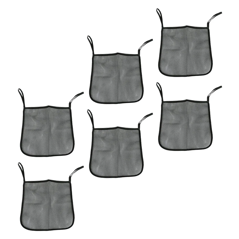 Bolsa organizadora para cochecito, bolsa de almacenamiento impermeable de malla transpirable colgante trasero, organizador para cochecito de ducha de secado rápido, 6 uds. - imagen 2