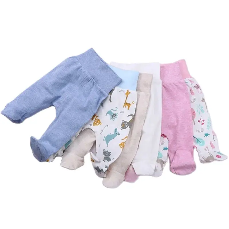 Pantalones de algodón para bebé recién nacido, leggings de alta elasticidad, ropa para niños - imagen 3