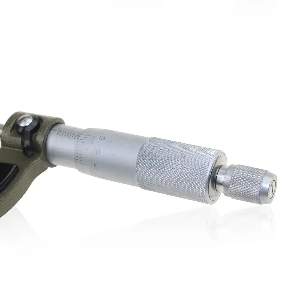 Micrómetros exteriores de acero al carbono, escala de rosca de 0-25mm, microcalibrador mecánico, punta de aleación dura, herramienta manual, calibre micrométrico - imagen 5