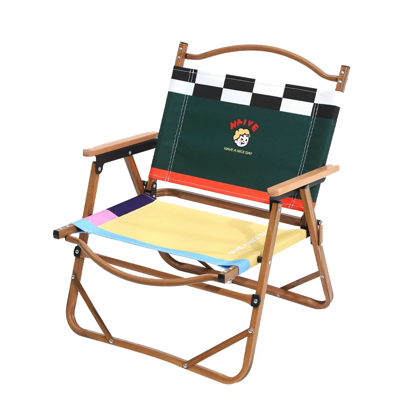 Silla de Camping plegable portátil de primera calidad, marco de aluminio resistente, asiento de playa Oxford doble con soportes de configuración instantánea de 265 libras - imagen 5