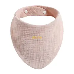 Babero bandana para bebé de algodón – Doble capa transpirable