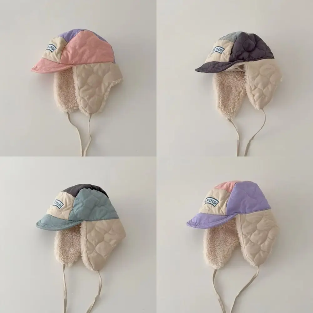 Nuevos gorros cálidos y cómodos para invierno, gorros de lana suave con orejeras, gorro de lana de cordero, gorro con protección para los oídos para niños y niñas - imagen 2