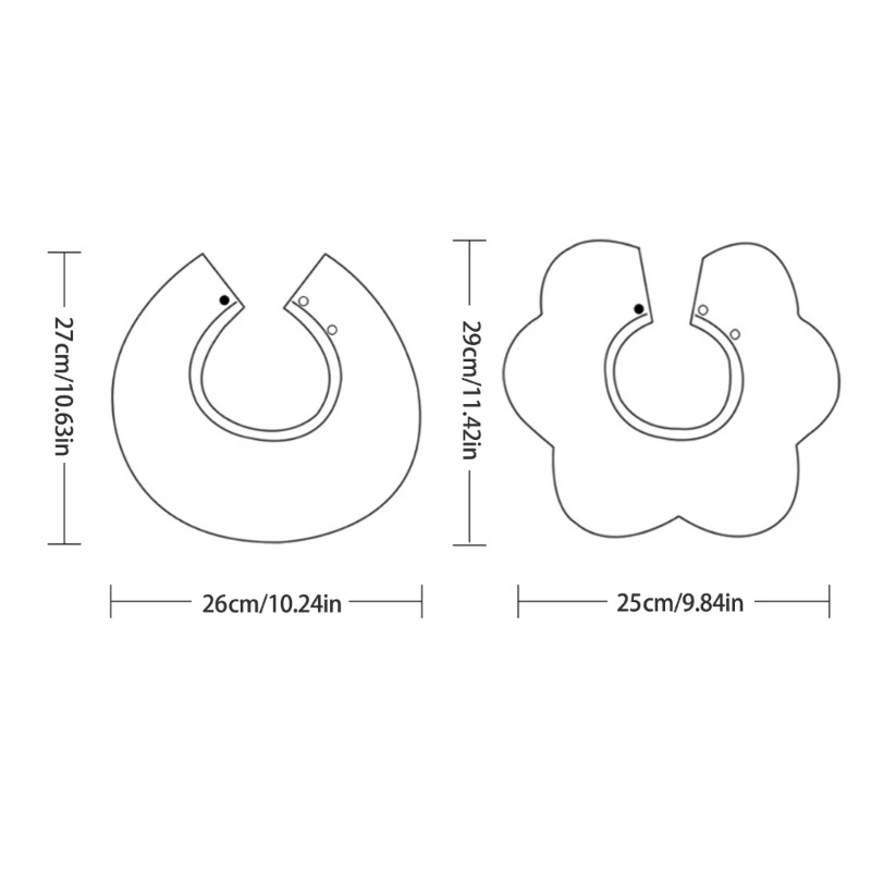 Baberos impermeables para bebés, Baberos con patrón bordado para bebés, Baberos cómodos para recién nacidos, Baberos de algodón cómodos para regalo, 3 uds. - imagen 5