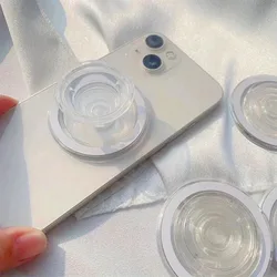 Empuñadura magnética plegable para teléfono – 360 °   Soporte de anillo, compatible con iPhone, Samsung y Mac