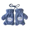 Blue gloves