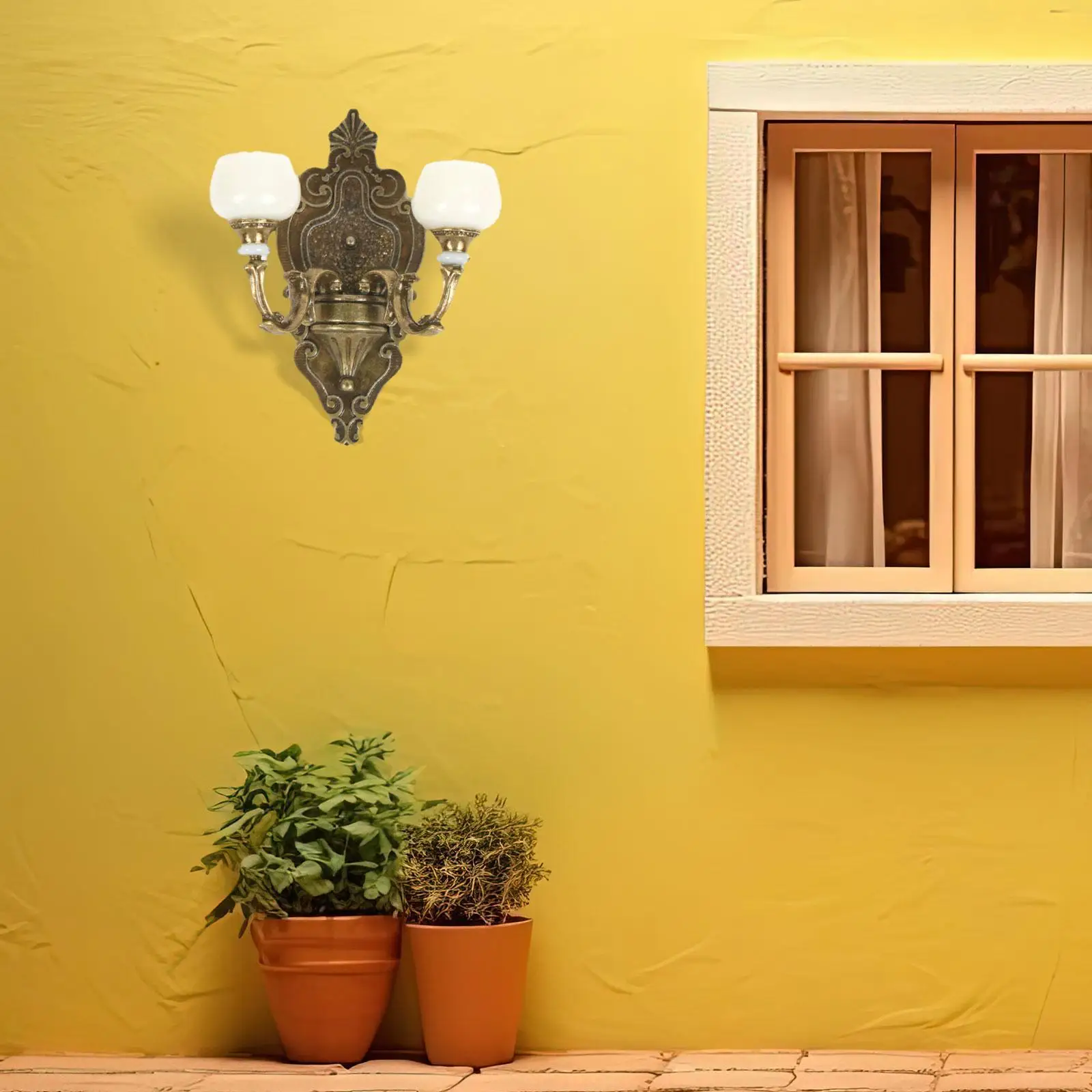 Bronze Double Lamp