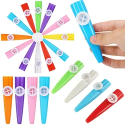Colores surtidos 5/10/15/20 piezas Kazoo flauta silbato boca Kazoos armónica para principiantes regalo de cumpleaños Festival fiesta recuerdos ZYF