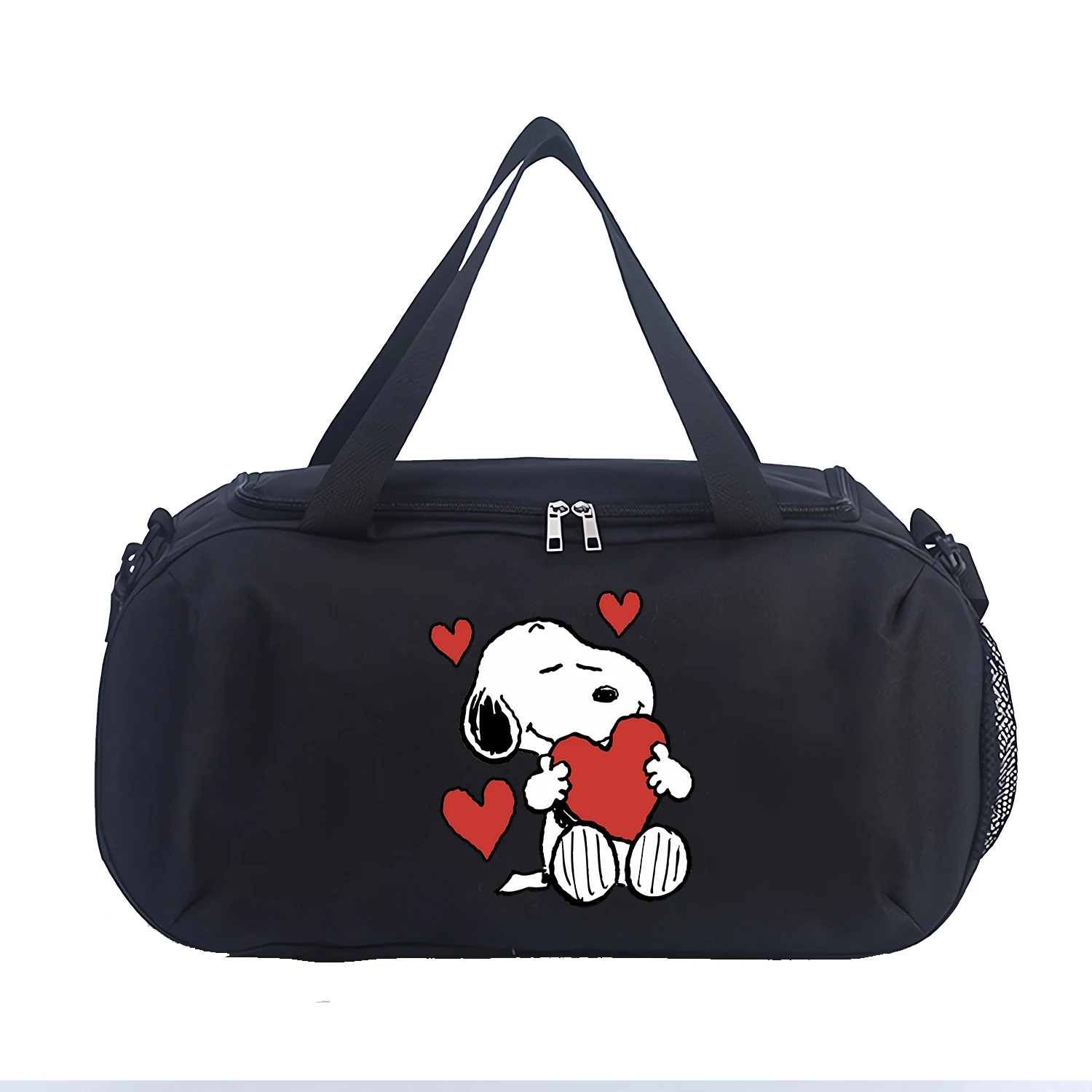 Bolsa de viaje Snoopy, bolsa de viaje de dibujos animados de Anime para entrenamiento, Fitness, deportes, gimnasio, Yoga, bolsa de equipaje seco y húmedo separada, bolso de mano de gran capacidad para regalo - imagen 5