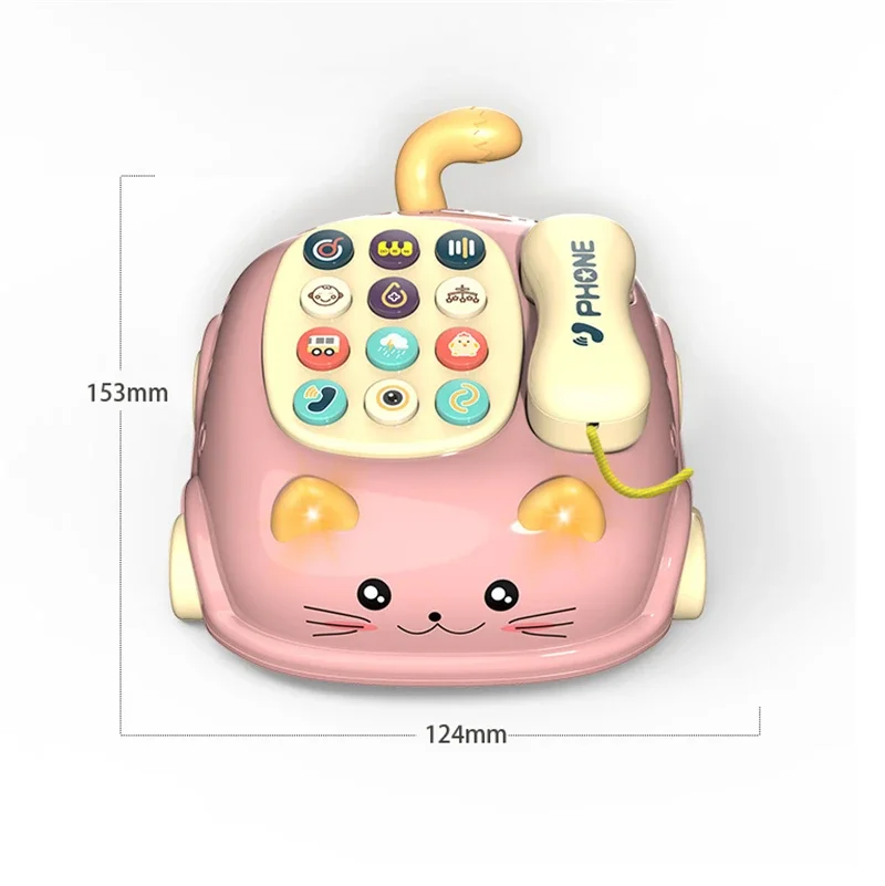 Teléfono musical interactivo para bebé – Luces y sonidos - imagen 4