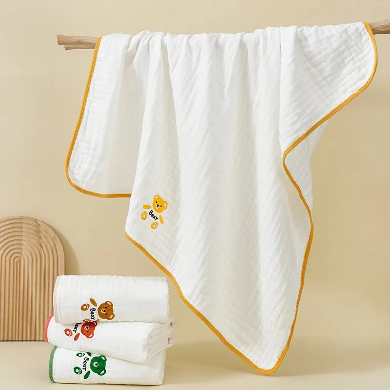 Manta de muselina para bebé recién nacido, ropa de cama para niños y niñas, Toalla de baño, funda de algodón para cochecito infantil - imagen 3