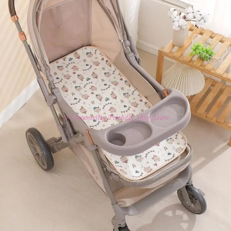 85AE Camisetas para bebés a prueba agua Inserta revestimiento absorbente crepé crepé que cambia cojín asiento - imagen 3