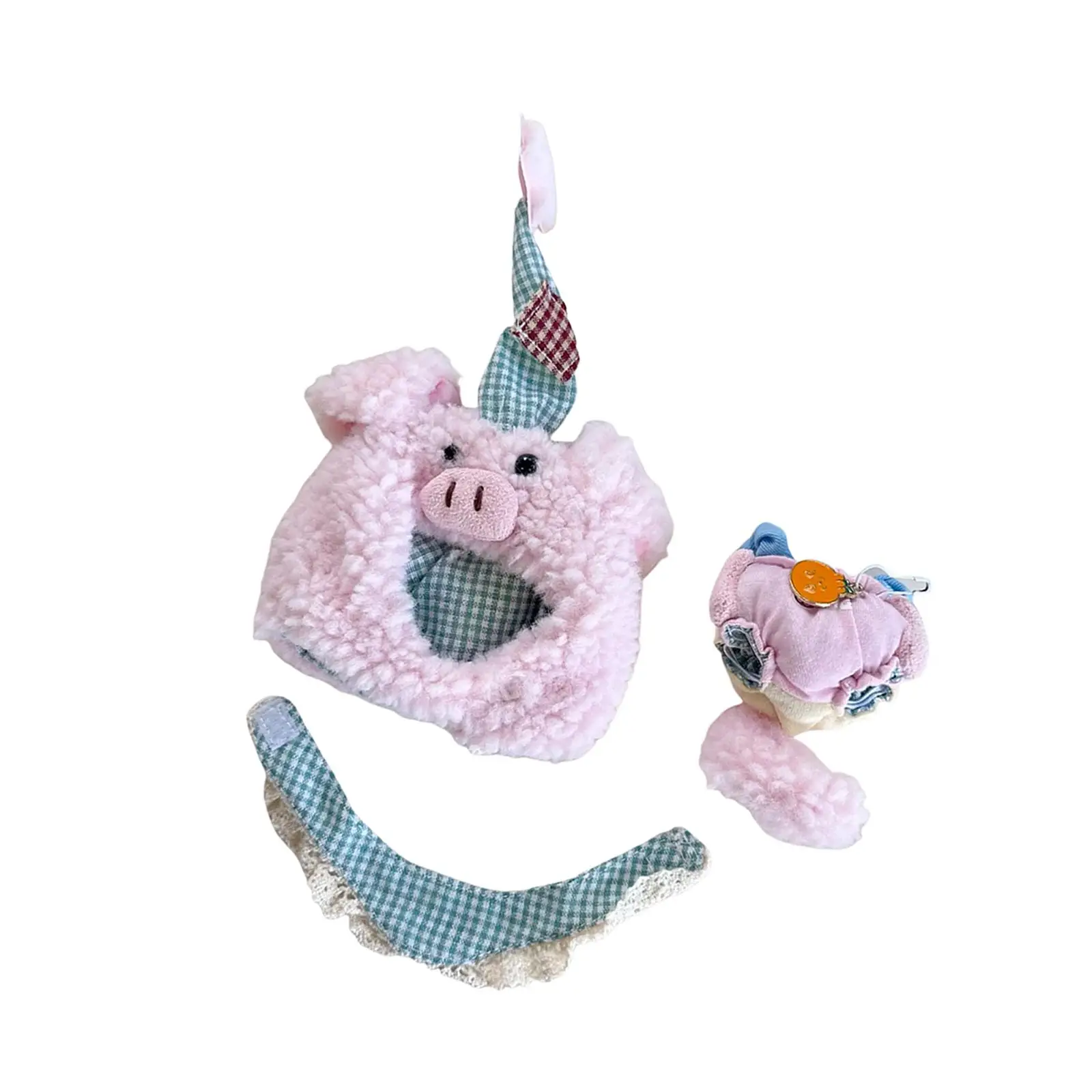 Stuffed Doll Clothes, Cute Antenna Pig Outfit Doll Clothing Make Your Own Dolls Replacement Toy Clothes for 15cm 17cm Dolls,