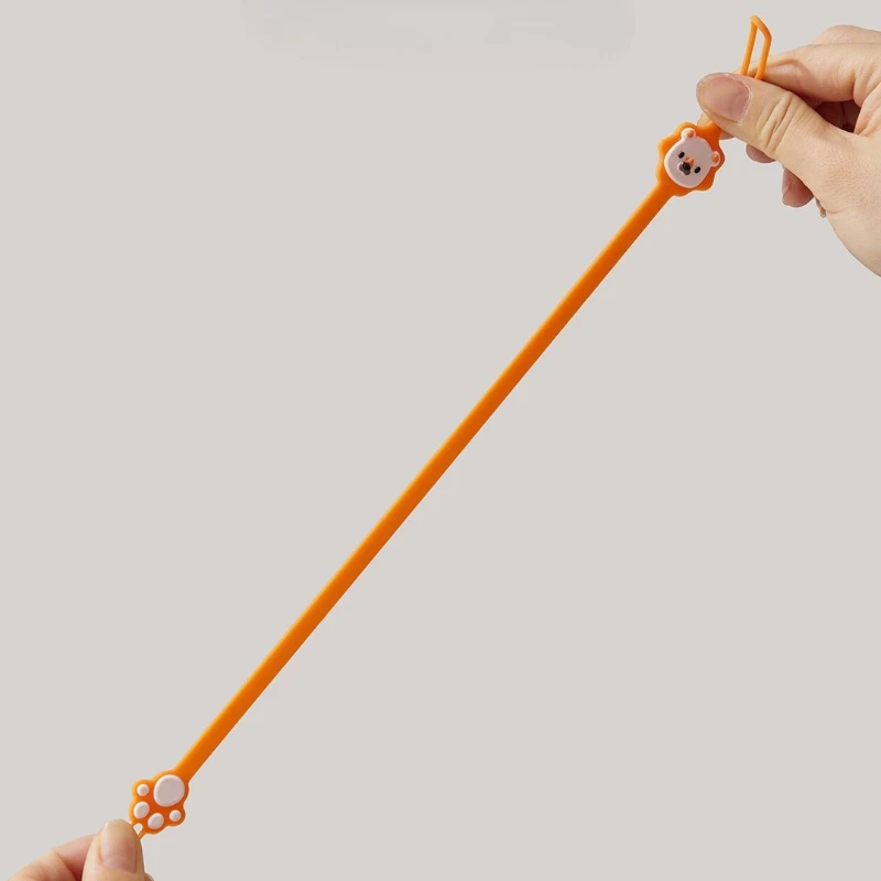 Cadena mordedor de silicona con dibujos para bebé – Clip chupete