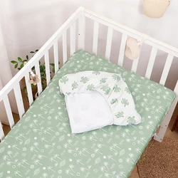 Elinfant Sábana ajustable para cuna con funda de cambiador