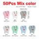 50pcs Mix teeth