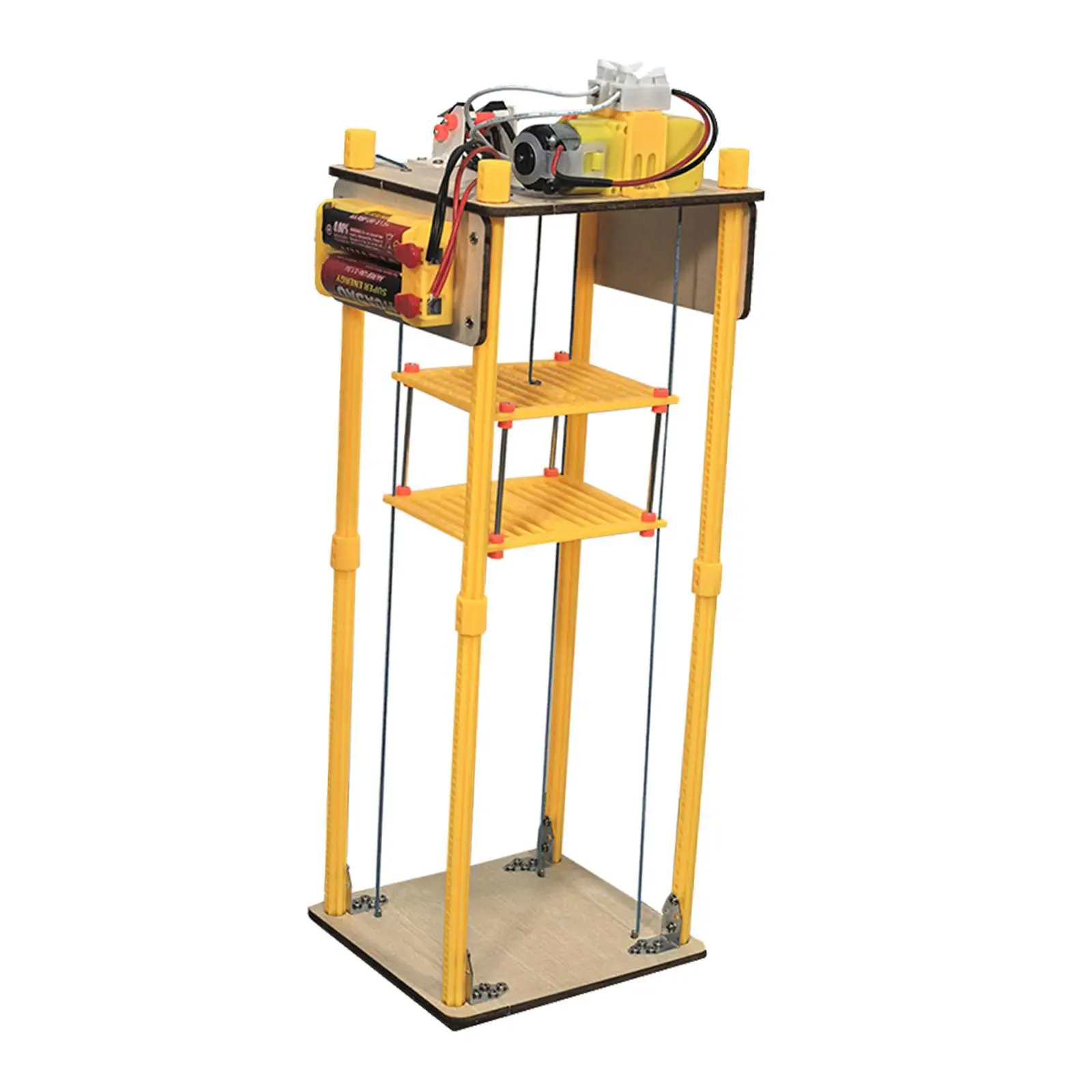 Ascensor de juguete DIY, experimento científico, principiantes, adolescentes, juguete de desarrollo de aprendizaje preescolar, regalos de cumpleaños, elevador eléctrico DIY - imagen 3