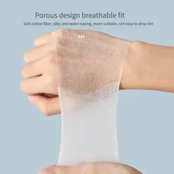 Almohadillas de algodón desechables elásticas para higiene facial