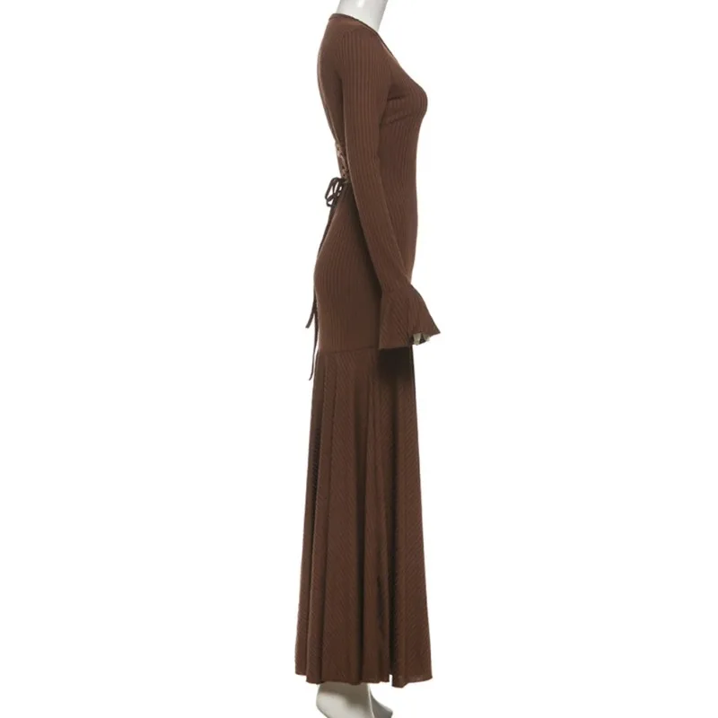 Vestido estilo sirena para embarazo en sesión de fotos
