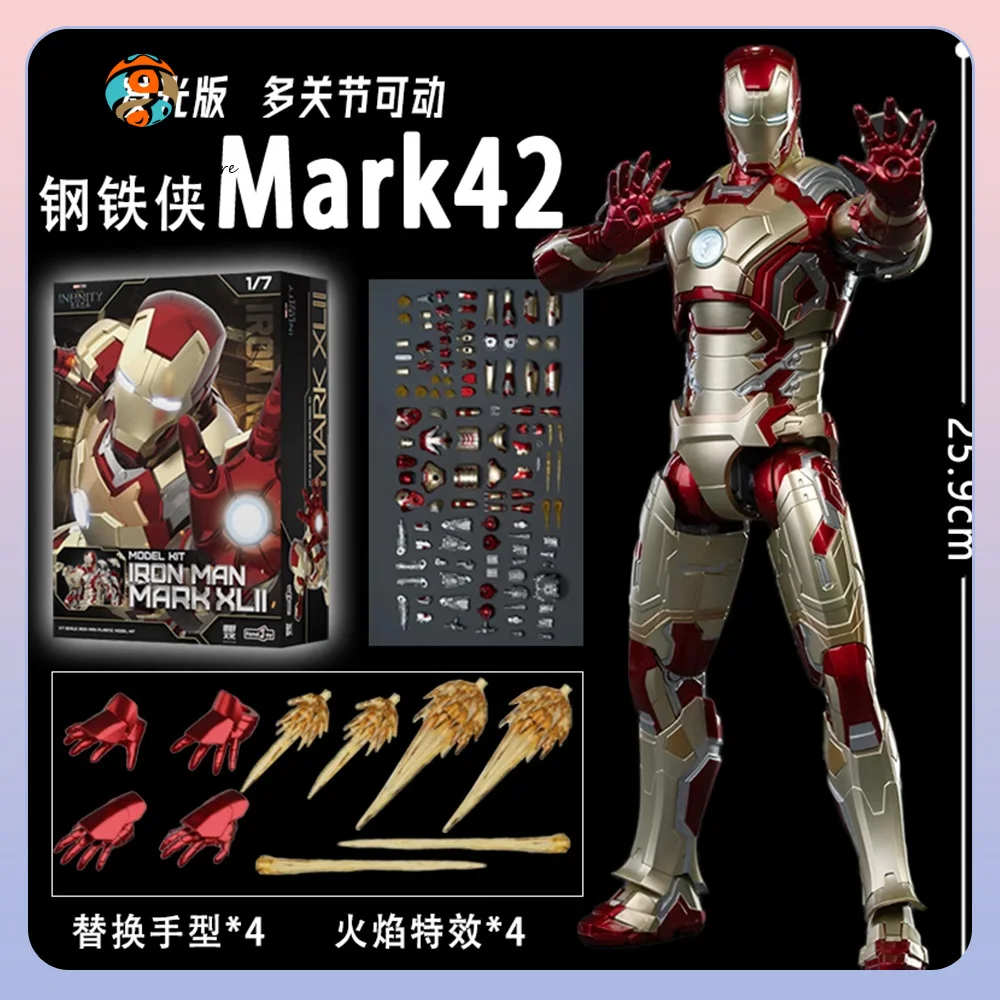 Figura articulada Iron Man con manos intercambiables Fondjoy para niños - imagen 2